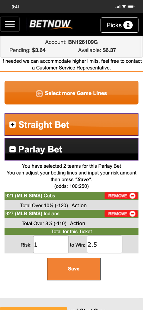 Parlay Betting Sites